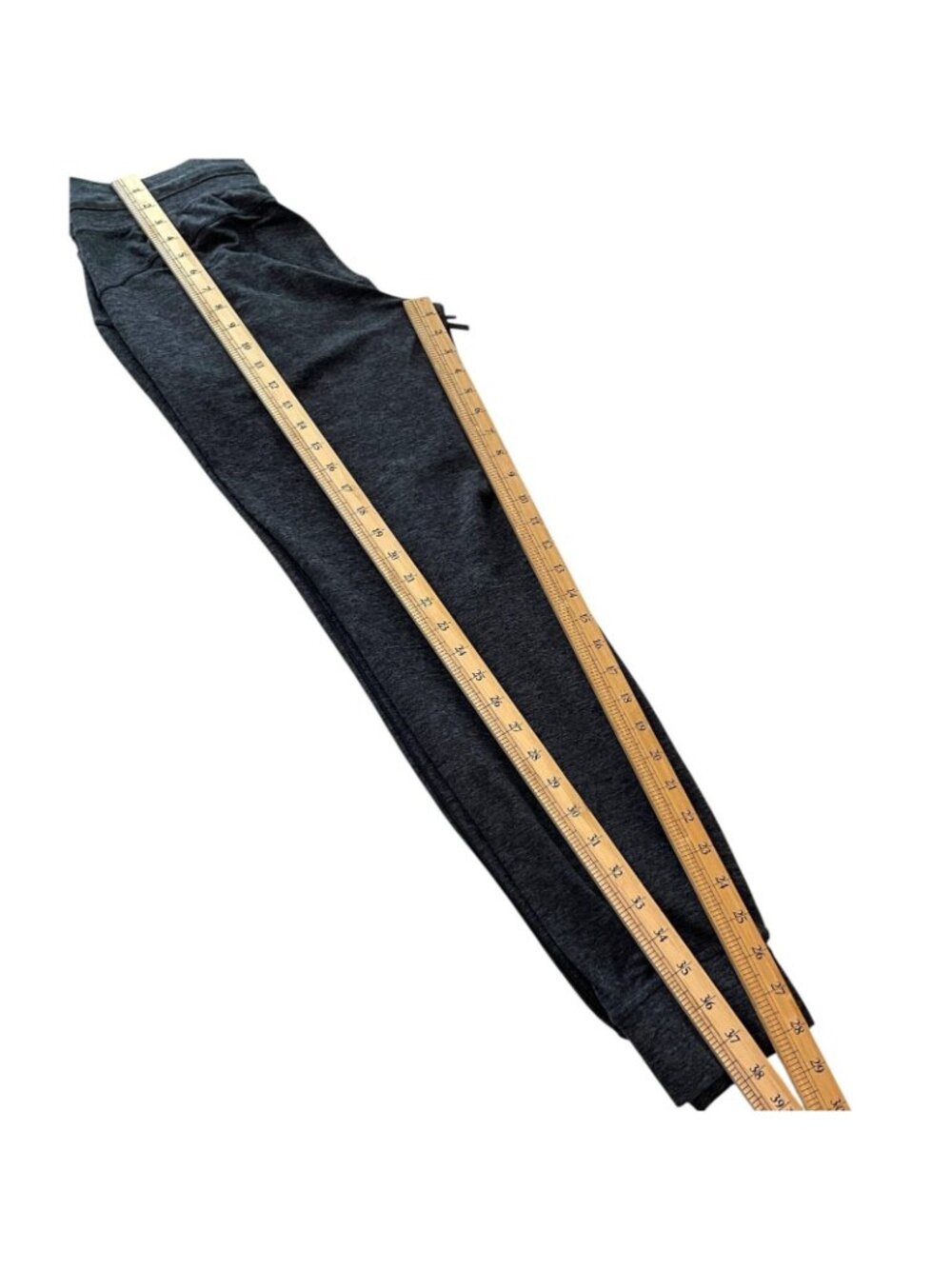 Lululemon Ready To Rulu Pant Heathered Dark Cast Black Womens 8 Pockets - Picture 8 of 9